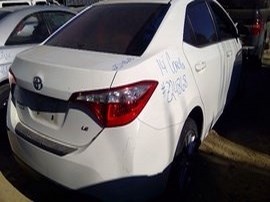 2014 TOYOTA COROLLA WHITE 1.8L AT.  Z24868